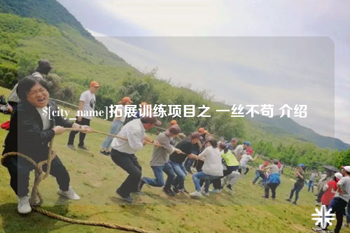 乌鲁木齐拓展训练项目之 一丝不苟 介绍
